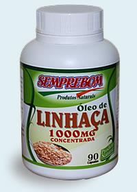 Óleo de Linhaça 1000 mg - 90 Cápsulas