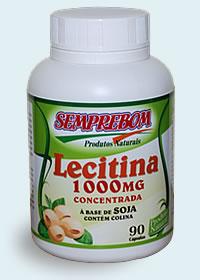 Lecitina de Soja 1000mg - 90 Cápsulas