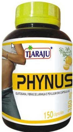 PHYNUS (Quitosan, Fibras de Laranja, Psyllum) 150 Capsulas