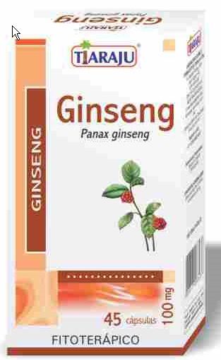 Ginseng 100mg 45 Capsulas Tiaraju