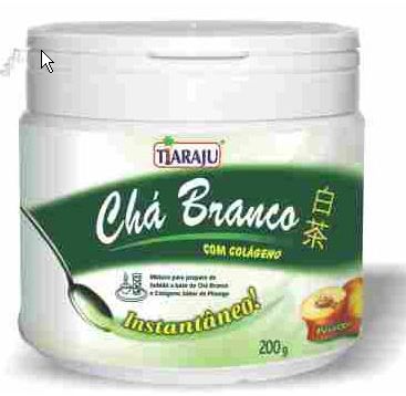 Cha branco com colageno , soluvel, 200g