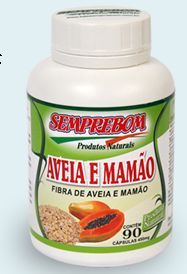 Aveia com Mamao 90 Capsulas